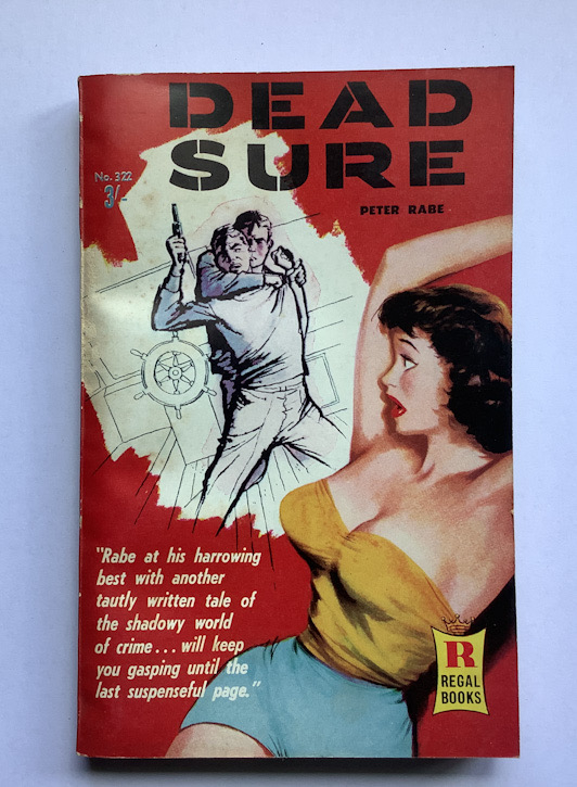 DEAD SURE Australian Pulp Fiction Crime book 1st edition 1959